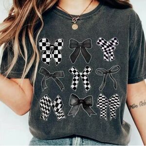 Graphic Bow Print T-Shirt